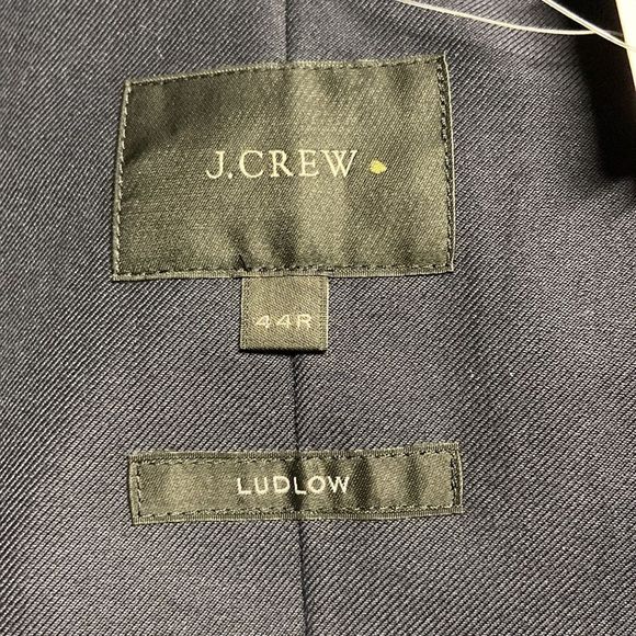 J Crew Navy Blue Ludlow Wool Blend Sports Coat NWT - Picture 10 of 11